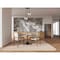 Z-Lite Chloe Chandelier, 3-Light, 20 In.W x 9.5 In.H, Matte Black/Clear 490P10-3R-MB - alternate 4